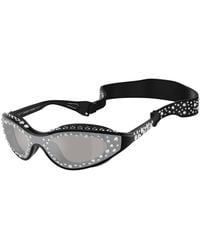 Swarovski - Sk6024 10016G Sunglasses Injected Geometric Mirrored Mirror - Lyst