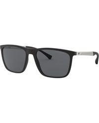 Emporio Armani - Ea4150 506387 Sunglasses Injected Squared Normal - Lyst