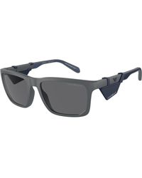Emporio Armani - Ea4219 610387 Sunglasses Injected Squared Polarized - Lyst