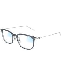 Montblanc - Mb0100S 001 Sunglasses Injected Transparent Squared Photochromic - Lyst