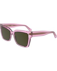 Calvin Klein - Ckj24606S 661 Sunglasses Acetate Squared Normal Normal - Lyst