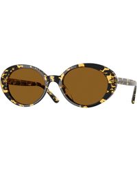 Oliver Peoples - Ov5565Su Lumar 177853 Sunglasses Acetate Round Normal - Lyst