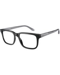 Emporio Armani - Ea3218 5017 Optical Frames Acetate Squared Normal - Lyst