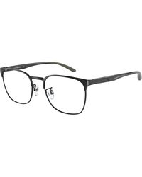 Emporio Armani - Ea1135D 3014 Optical Frames Metal Transparent Pillow Normal - Lyst