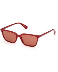 MAX&Co. - Mo0165 66E Sunglasses Squared Normal - Lyst