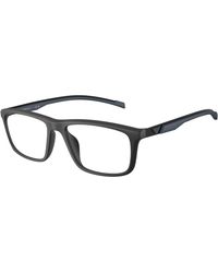 Emporio Armani - Ea3286U 5001 Optical Frames Injected Transparent Squared Normal - Lyst