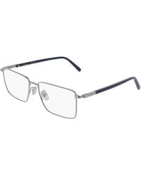 Ferragamo - Sf2237 021 Optical Frames Metal Squared Normal - Lyst