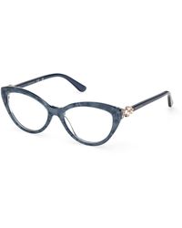 Guess - Gm50049 092 Optical Frames Acetate Cat Eye Normal - Lyst