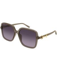Gucci - Gg2219Sa 004 Sunglasses Acetate Butterfly Nuanced - Lyst