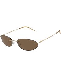 Giorgio Armani - Ar1508M 300273 Sunglasses Metal Round Normal - Lyst