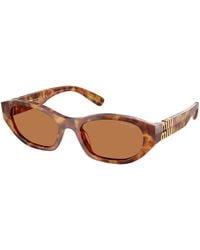 Miu Miu - Mu A03S 10L10I Sunglasses Acetate Geometric Normal - Lyst