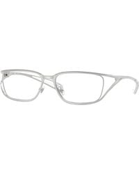 DIESEL - Dl5006 1001 Optical Frames Metal Squared Normal - Lyst