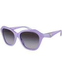 Emporio Armani - Ea4221 61178G Sunglasses Acetate Geometric Normal Shaded - Lyst
