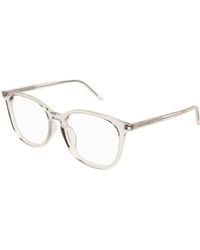 Saint Laurent - Sl 724/F 003 Optical Frames Acetate Transparent Cat Eye - Lyst