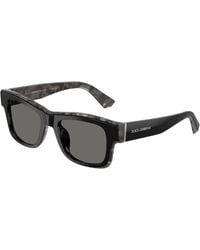 Dolce & Gabbana - Dg4515 3403/1 Sunglasses Acetate Squared Normal - Lyst