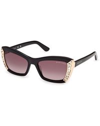 Guess - Gm00041 01F Sunglasses Acetate Squared Normal - Lyst