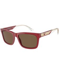 Emporio Armani - Ea4224 609373 Sunglasses Acetate Squared Normal - Lyst