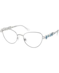 Swarovski - Sk1024 401A Optical Frames Metal Cat Eye Normal - Lyst