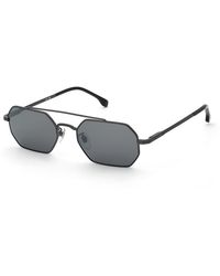 Lozza - Sl2455 Pantelleria 2 568X Sunglasses Metal Smoke Geometric Normal Mirrored - Lyst
