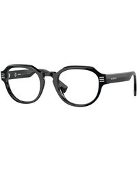 Burberry - Be2386 3001 Optical Frames Acetate Transparent Round Normal - Lyst