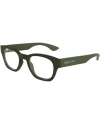 McQueen - Am0530O 008 Optical Frames Acetate Transparent Round - Lyst