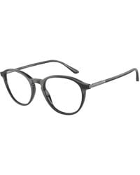 Giorgio Armani - Ar7237 5964 Optical Frames Acetate Transparent Pantos Normal - Lyst