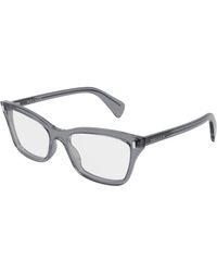 McQueen - Am0584O 007 Optical Frames Acetate Transparent Cat Eye - Lyst