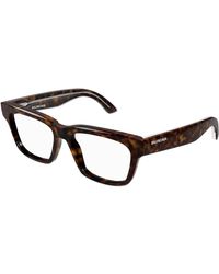 Balenciaga - Bb0343O 002 Optical Frames Acetate Transparent Squared - Lyst