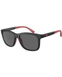 Emporio Armani - Ea4184 500187 Sunglasses Plastic Squared Normal - Lyst