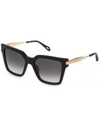 Just Cavalli - Sjc201 700 Sunglasses Acetate Smoke Squared Normal Nuanced - Lyst