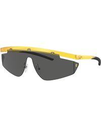 FERRARI SCUDERIA - Fz6001 507/87 Sunglasses Injected Geometric Normal - Lyst