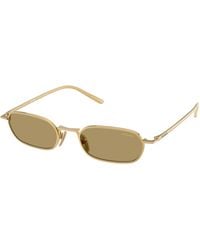 Prada - Pr D58S 5Ak70G Sunglasses Metal Round Normal - Lyst