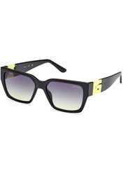 Guess - Gu7916 41B Sunglasses Injected Squared Normal Shaded - Lyst