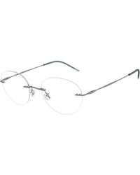 Giorgio Armani - Ar5147 3003 Optical Frames Metal Transparent Pantos Normal - Lyst