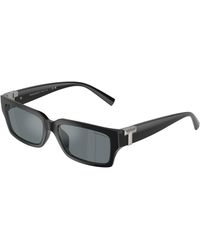 Tiffany & Co. - Tf4226U 80016G Sunglasses Injected Squared Mirrored - Lyst