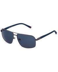 Fila - Sfid24 568 Sunglasses Metal Smoke Squared Normal - Lyst