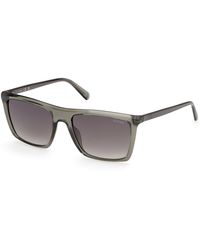 Guess - Gu00313 96B Sunglasses Injected Smoke Squared Normal - Lyst