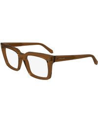Ferragamo - Sf2993 232 Optical Frames Acetate Squared Normal Normal - Lyst