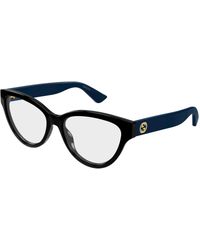 Gucci - Gg1581O 005 Optical Frames Injected Transparent Round - Lyst