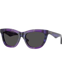 Burberry - Be4435 411387 Sunglasses Acetate Cat Eye Normal - Lyst
