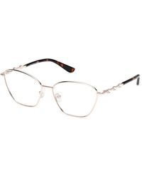 Guess - Gm50045 032 Optical Frames Metal Cat Eye Normal - Lyst