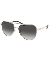 Michael Kors - Mk1109 Cheyenne 10148G Sunglasses Metal Pilot Normal Shaded - Lyst