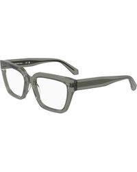 Calvin Klein - Ckj25609 057 Optical Frames Acetate Cat Eye Normal - Lyst