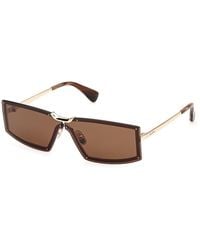 Max Mara - Mm0118 Miller1 32E Sunglasses Metal Squared Normal - Lyst