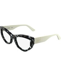 KARL LAGERFELD - Kl6211 016 Optical Frames Acetate Cat Eye Normal - Lyst