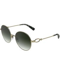 Longchamp - Lo188S 042 Sunglasses Metal Round Normal - Lyst