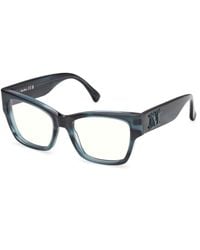 Max Mara - Mm5251-B 64 Optical Frames Acetate Squared Normal - Lyst
