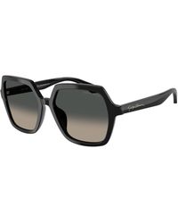 Giorgio Armani - Ar8193U 500119 Sunglasses Acetate Squared Normal Shaded - Lyst