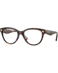 Versace - Ve3365U 108 Optical Frames Injected Transparent Cat Eye Normal - Lyst