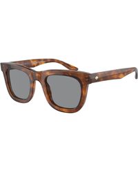 Giorgio Armani - Ar8171 598802 Sunglasses Acetate Squared Normal - Lyst